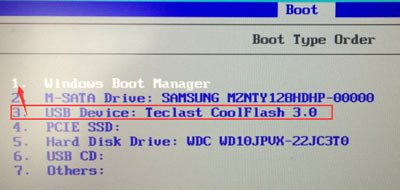 雷神筆記本電腦BIOS設(shè)置U盤(pán)啟動(dòng)圖文教程