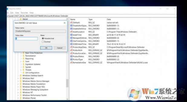 將DWORD(32位)值從0更改為1