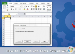 運(yùn)行錯(cuò)誤'429'：ActiveX組件不能創(chuàng)建對(duì)象 的解決方法