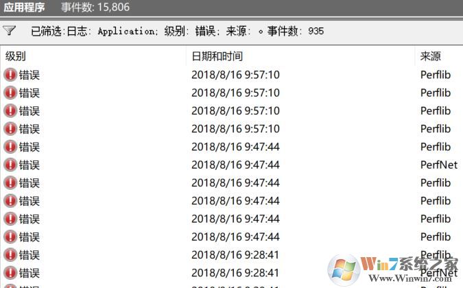 惠普預裝win10事件日志:Perflib 1008錯誤 的解決方法
