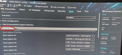 華碩B250Pro主板BIOS設(shè)置教程
