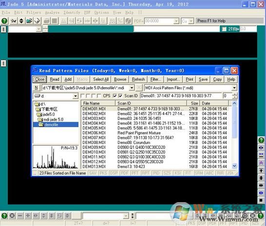 MDI jade下載_【xrd分析軟件】mdi jade v6.5綠色版