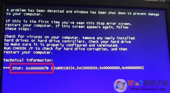 Win7系統(tǒng)裝XP遇到0x0000007B藍(lán)屏怎么辦？
