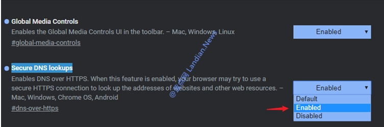 谷歌瀏覽器開(kāi)啟DoT功能加密DNS防劫持教程