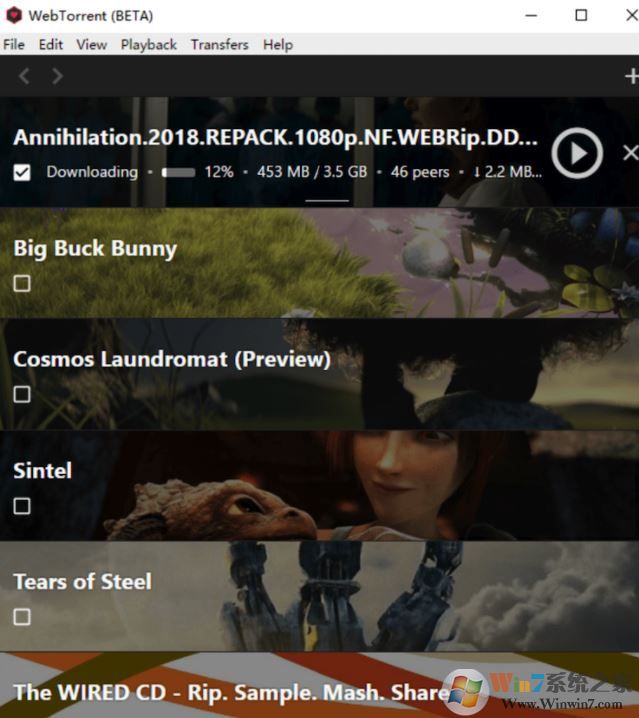 webtorrent下載_webtorrent BT種子播放器 V0.21.0.1 綠色版