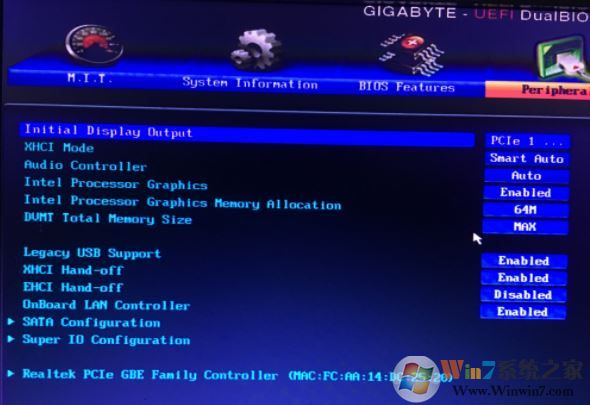 技嘉BIOS中英文對照表（超詳細中英文圖片）