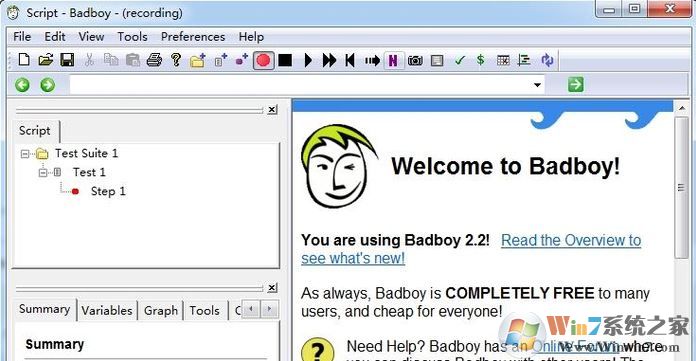Badboy下載_Badboy(錄制腳本工具)v2.2.5 官方最新版