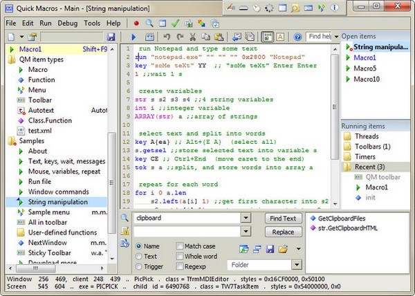 Quick Macros(自動(dòng)化工具)