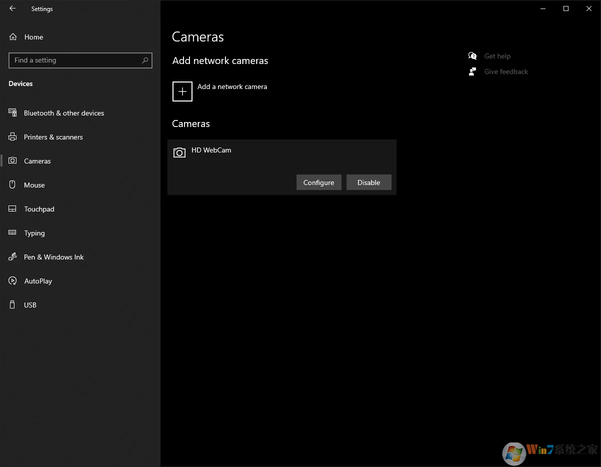 Win10設(shè)置中添加攝像頭設(shè)置功能！