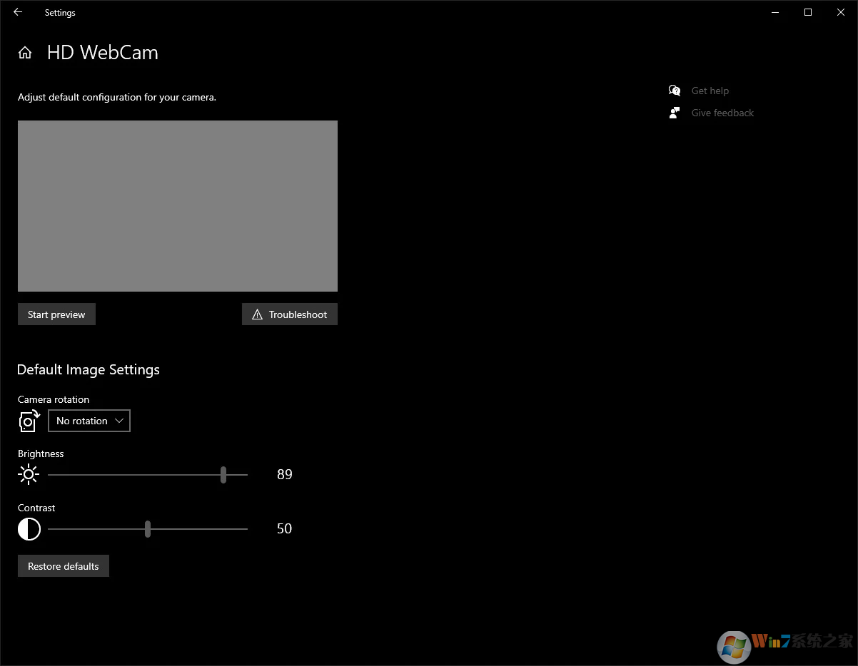 Win10設(shè)置中添加攝像頭設(shè)置功能！