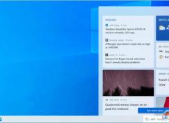 微軟對(duì)Win10任務(wù)欄進(jìn)行重大革新,集成天氣和新聞功能