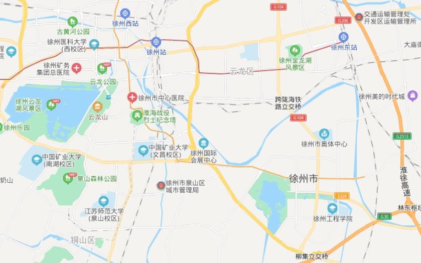 徐州市地圖高清版2021 江蘇徐州地圖高清版