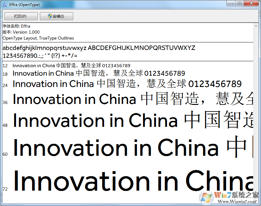 英文無(wú)襯線字體包