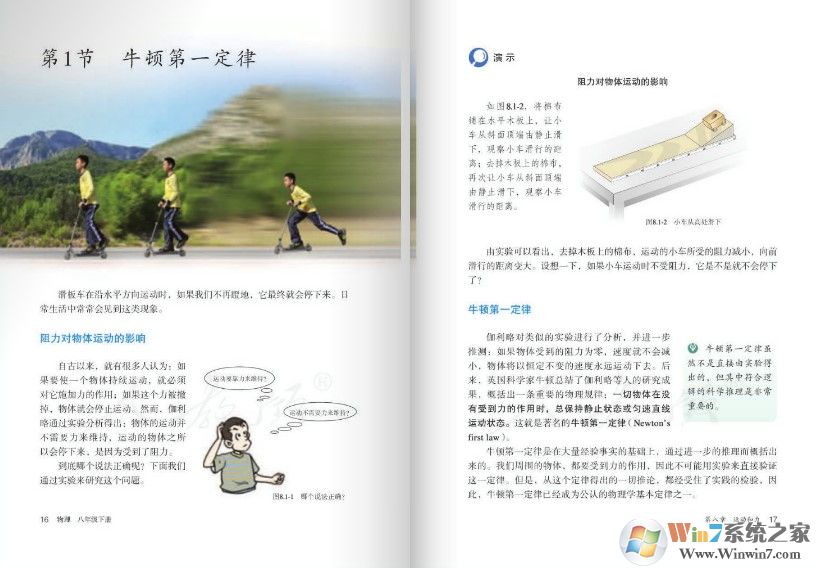 初二物理下冊電子課本