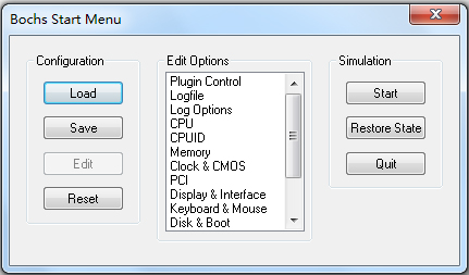 Bochs模擬器(PC模擬器) V2.6.6 綠色版