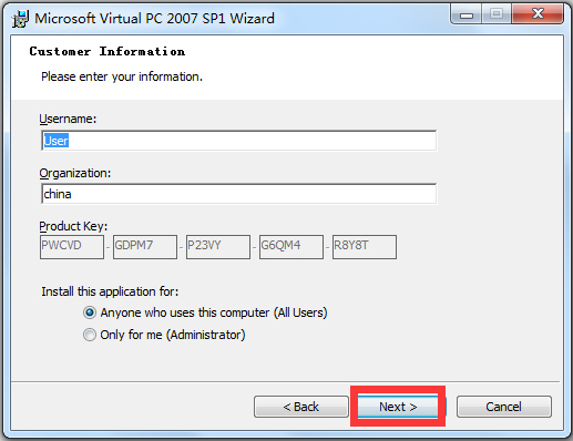 Microsoft Virtual PC(虛擬機)64位