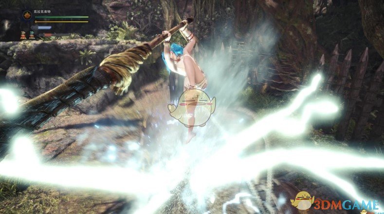 《怪物獵人:世界》雷電特效太刀招式組MOD