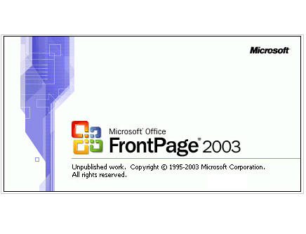 Microsoft Frontpage 2003 SP3 精簡純凈版
