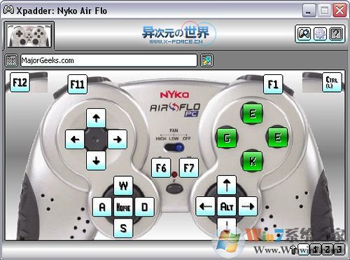 Xpadder手柄映射鍵盤(pán)