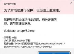 Win11為了對電腦進行保護,已經(jīng)阻止此應(yīng)用的解決方法