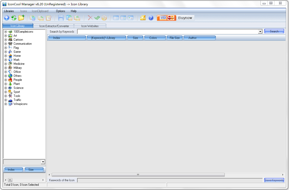 IconCool Manager(圖標管理器) V6.20 英文版