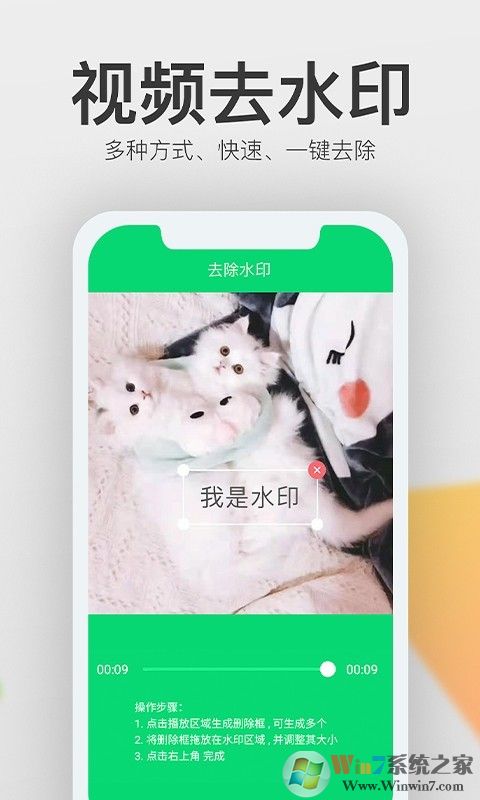 視頻一鍵去水印 