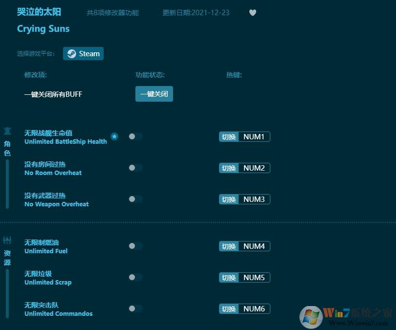 哭泣的太陽(yáng)八項(xiàng)修改器 v1.14