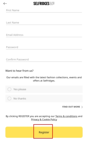 selfridges怎么注冊圖片4