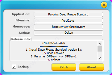 冰點還原精靈破解版(含破解補丁)