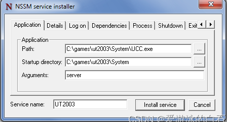 NSSM.exe(服務(wù)安裝工具)