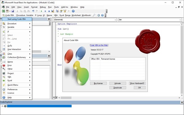 4TOPS Code VBA(VBA代碼插件)
