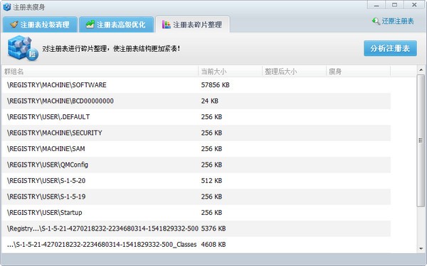 Registry Optimizer(注冊(cè)表瘦身軟件)