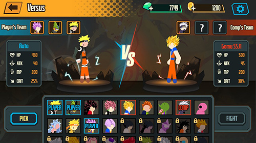 超級(jí)火柴人勇士忍者決斗