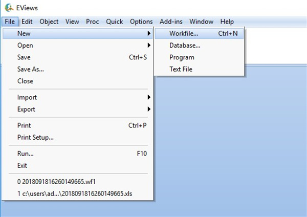 EViews(計量經(jīng)濟學軟件)