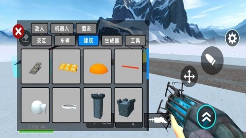 冬天冰凍機器人