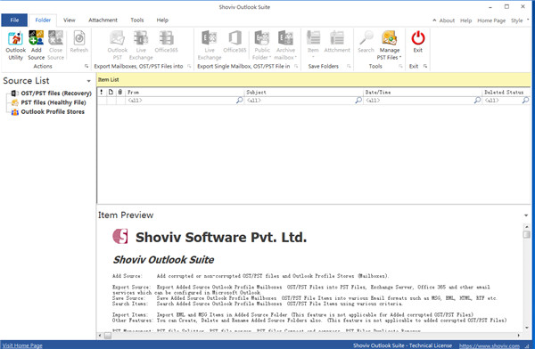 Shoviv Outlook Suite(PST文件處理軟件)正式版