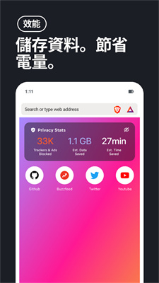 Brave瀏覽器中文版