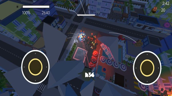 巨大哥布林點燃城市像素版