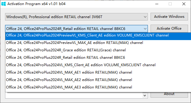 Activation Program(激活工具)