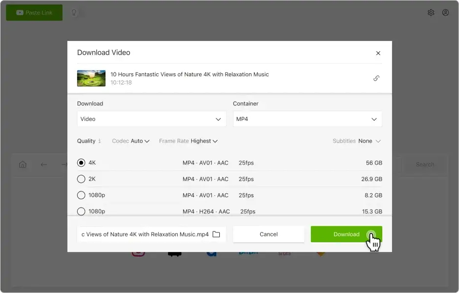 4K Video Downloader(視頻下載器)