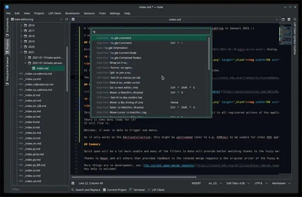 Kate(高級文本編輯器)