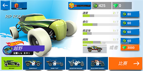 風(fēng)火輪賽車(Race Off)最新版