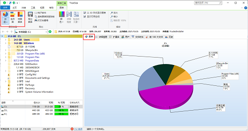 treesize(磁盤空間分析管理工具)