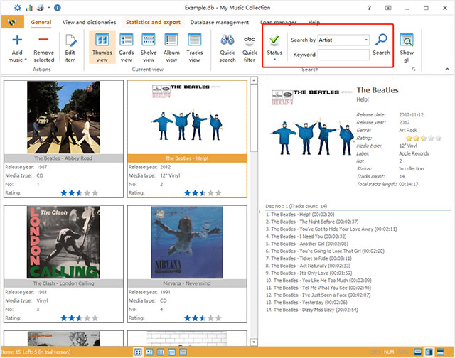 My Music Collection(音樂文件管理軟件)