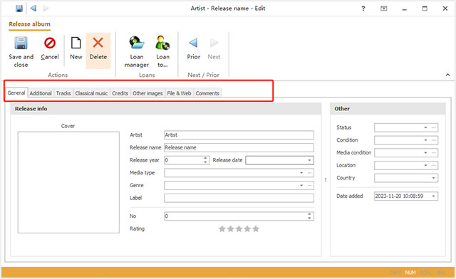 My Music Collection(音樂文件管理軟件)