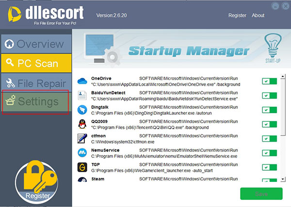 dll修復(fù)工具(dllescort)