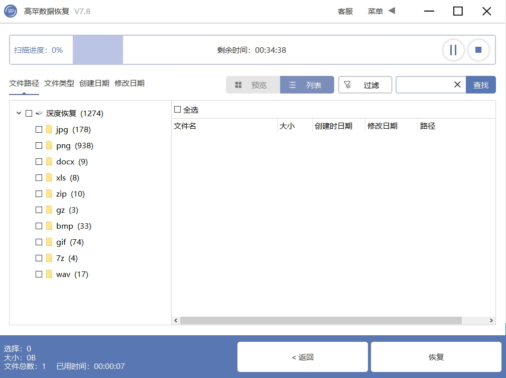 高蘋數(shù)據(jù)恢復(fù)