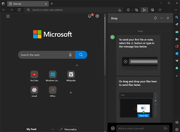 Edge Canary金絲雀版