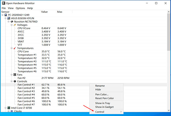 Open Hardware Monitor中文版