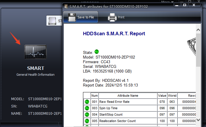 HDDScan